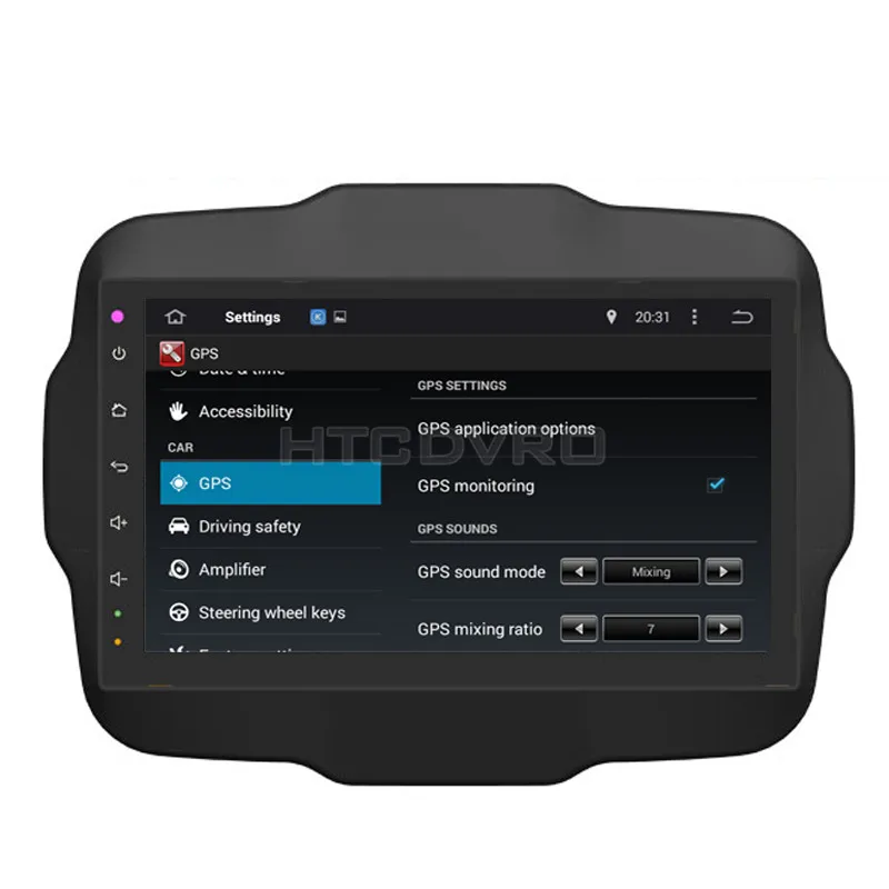 Discount YMODVHT 10.1inch Octa Core 4GB+32GB Android 9.0 Car DVD Player for Jeep Renegade 2015- Radio Stereo GPS Navigation 6