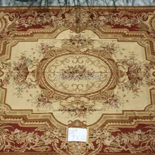 9'x12 Потрясающие французский стиль ковер aubusson ковры ручной работы