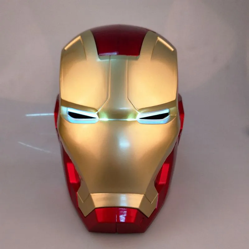 

The Avengers Adult Iron Man Helmet Cosplay Tony Stark Marvel Superhero Touch Sensing Mask with LED Light Man Motorcycle Helmet
