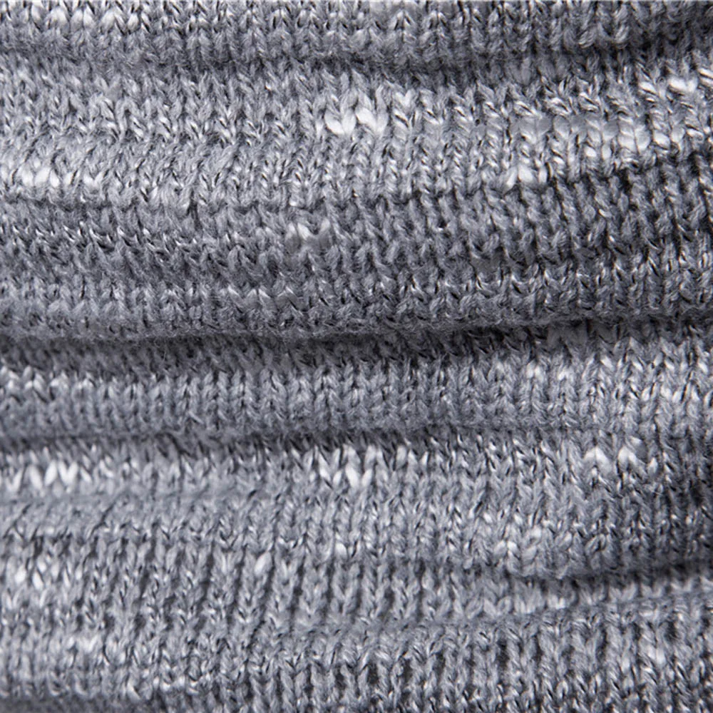 Для Мужчин's осень-зима одноцветное Knit Stripe куртки пальто с длинным рукавом прочный достаточно для ежедневного ношения верхняя одежда