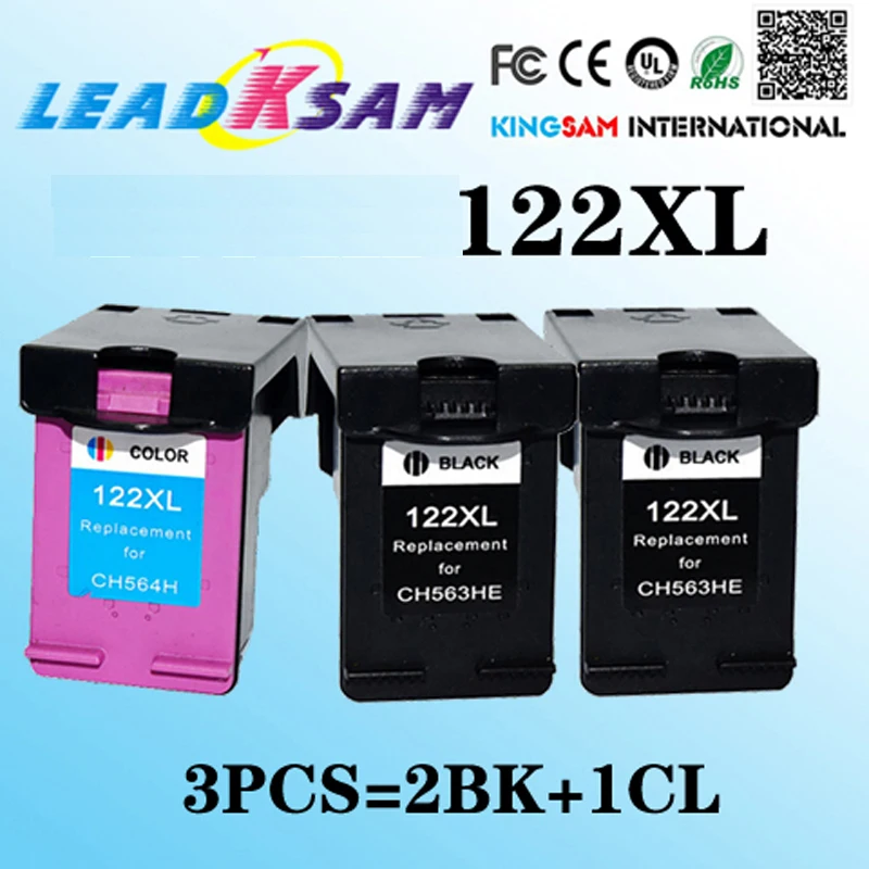 122 Ink Cartridge Compatible For Hp122 122xl Deskjet 1000 1050 1510