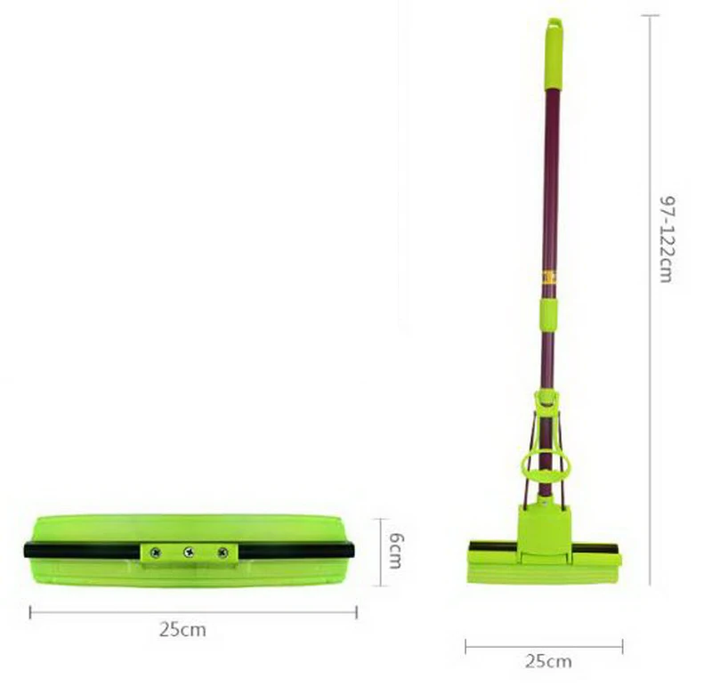 140204/Абсорбирующая губчатая швабра/стержни из углеродистой стали/Складная Швабра из водной губки/Швабра для выдавливания домашних клеевых хлопковых швабр/