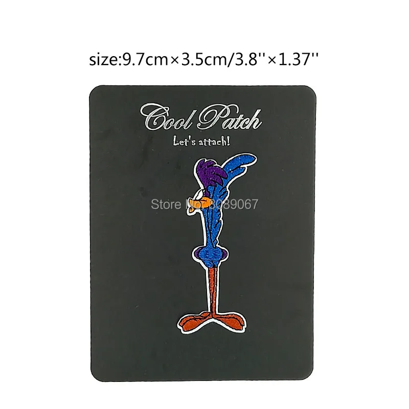 

4" WILE E COYOTE & ROADRUNNER Uniform Logo Animated Movie TV Series Costume Embroidered Emblem applique iron on sew on patch