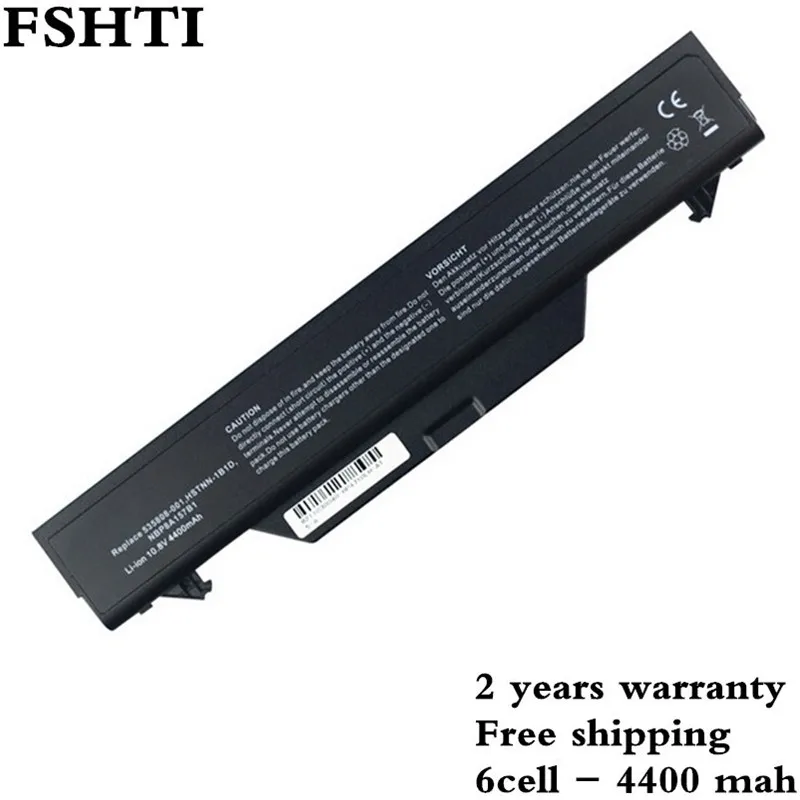 

FSHTI 5200mah Battery FOR HP ProBook 4510 4510s 4515s 4710s HSTNN-1B1D NBP8A157B1