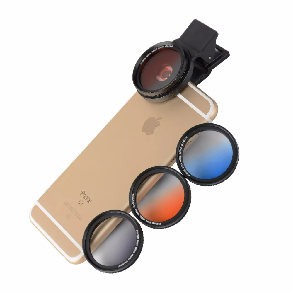 Zomei Универсальный 37 мм Clip-On Окончил Серый Фильтр Камера объектив для сотового телефона 6/6S Samsung