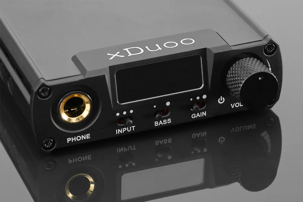 XDuoo портативный аудио усилитель для наушников 32 бит/384 кГц OLED DSD DAC AK4490 Dual BUF634|headphone
