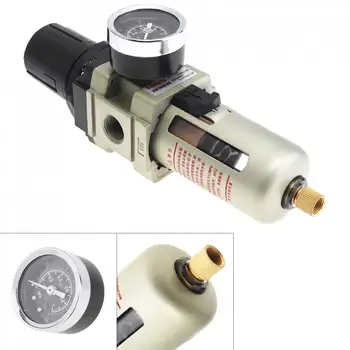 

AW3000-03 high precision Air Compressor 0-1.0mpa Adjustable Oil Water Separator Regulator PT3/8(mm) Caliber with Gauge