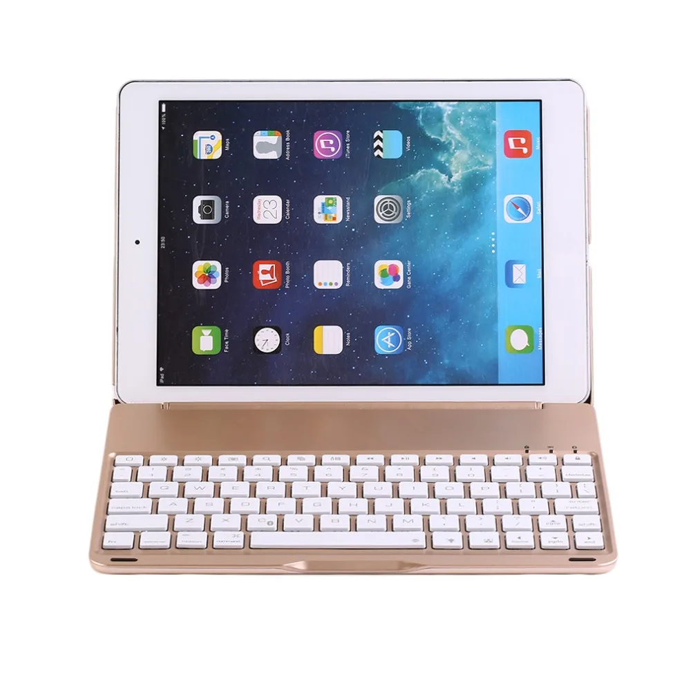 

Professional F8S Wireless Bluetooth Keyboard Super Thin Comfortable Keyboard For Ipad Air 2 Black/Silver/Gold