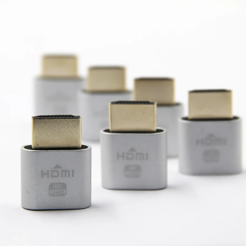 Адаптер Виртуального дисплея VGA 1 шт. адаптер HDMI 4 DDC EDID подключаемый разъем