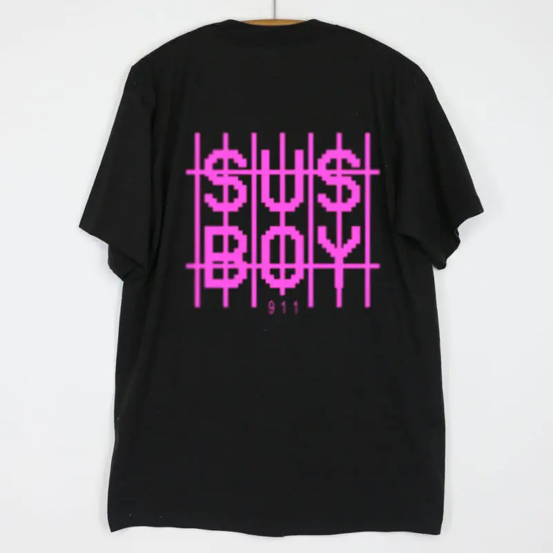 Редкая! Lil открытым sus(нержавеющая сталь) футболка для мальчиков Soundcloud» в стиле хип-хоп и рэп, ограниченным тиражом большие@ брендовая футболка Для мужчин модные