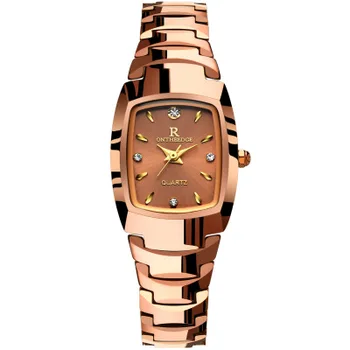 

Reloj mujer 2018 Newest High quality ONTHEEDGE women Waterproof Rose Gold Full Steel Luminous quartz watch Hot Sale Montre Femme