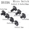 ¡20 piezas medio 2pin 6x6x4! 3/5/6/7/8/9/10mm interruptor pulsador táctil de 6x6x4,3mm 6x6x5mm 6x6x6mm 6x6x7mm 6x6x8mm 6x6x9mm ► Foto 1/2