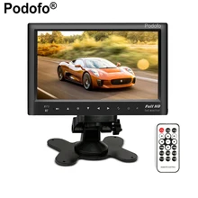 Podofo Bluetooth 7″ Car Rear View Monitor Slim Dashboard Screen, Car Video Audio FM Transmitter / MP5 / USB / Micro SD Card Slot