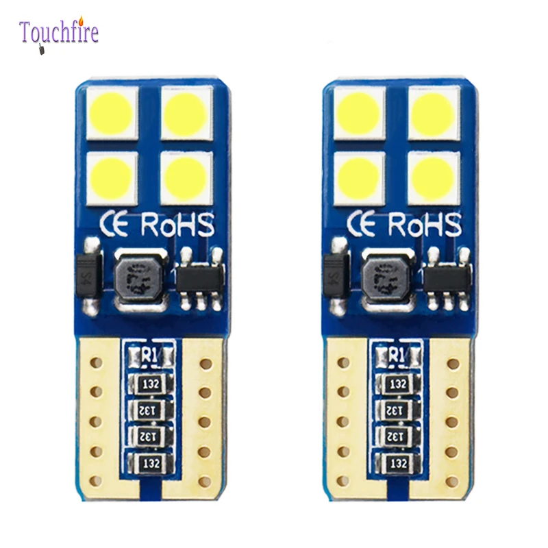10 шт. автомобильные лампы Canbus T10 W5W 194 3030smd 8 светодиодов|Сигнальная лампа| |