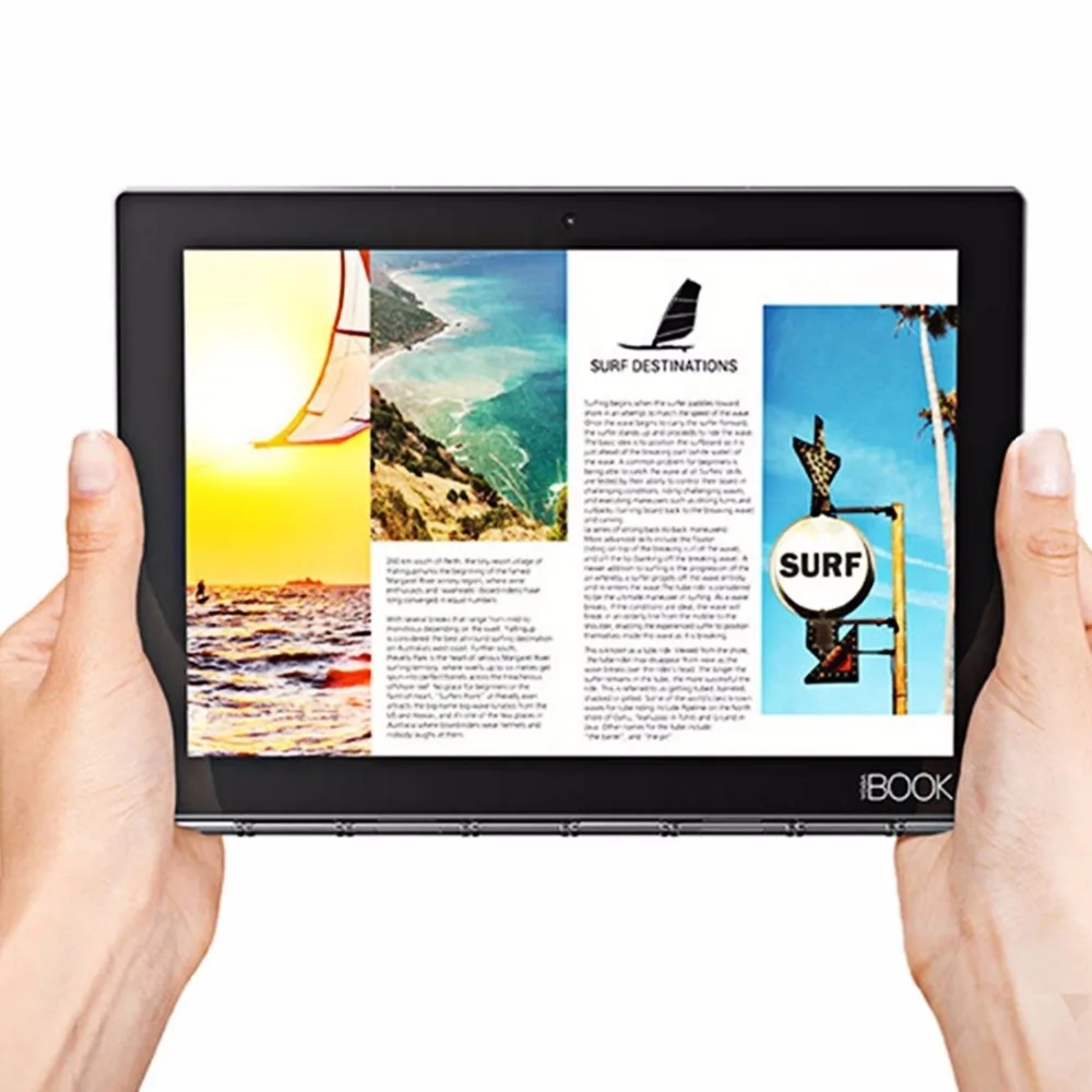 Lenovo Yoga Book x90l нетбук PC 10.1 дюймов Планшеты 4 ГБ 64 Android 6.0 Главная Intel Atom x5 z8550 Стилусы