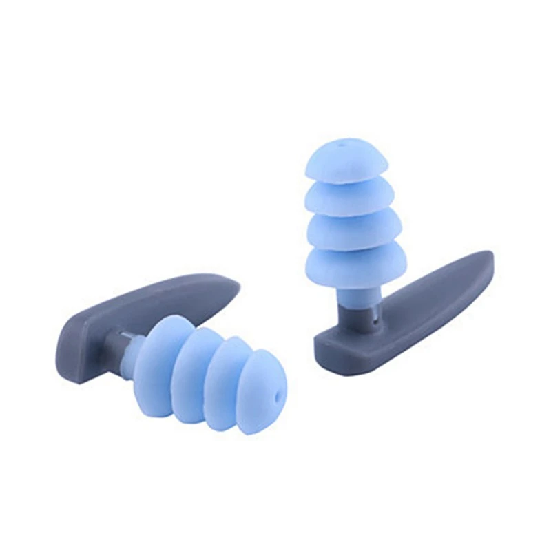 NEW 1 Pair Waterproof Swimming Professional Silicone Swim Earplugs Adult Children Swimmers Diving Soft Anti-Noise Ear Plug Pro