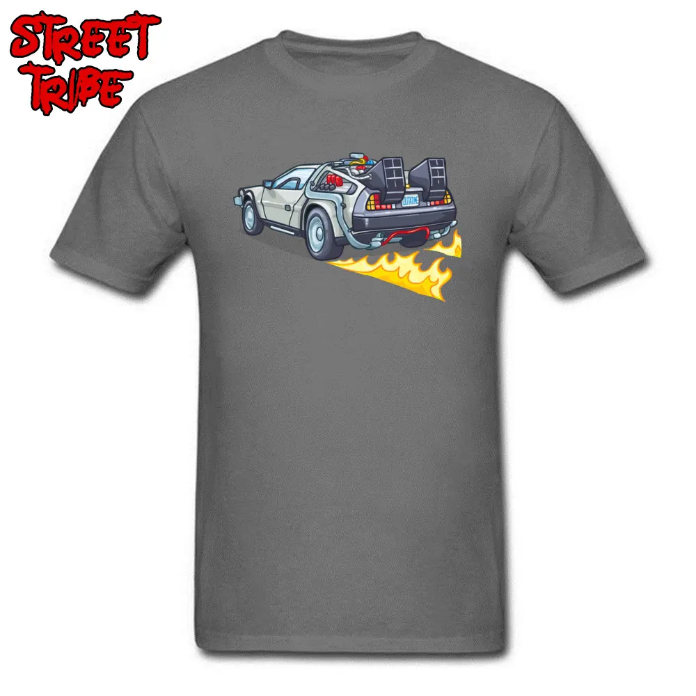 Men's Newest Tops Shirts Crew Neck Summer Fall 100% Cotton Top T-shirts Funny Short Sleeve delorean company decal Tops T Shirt delorean company decal carbon