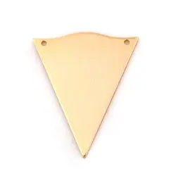 Doreen Box алюминий сплав инструменты для наращивания волос геометрический треугольники Серебряный тон/золото цвет модные украшения 49 мм (1 7/8 ")