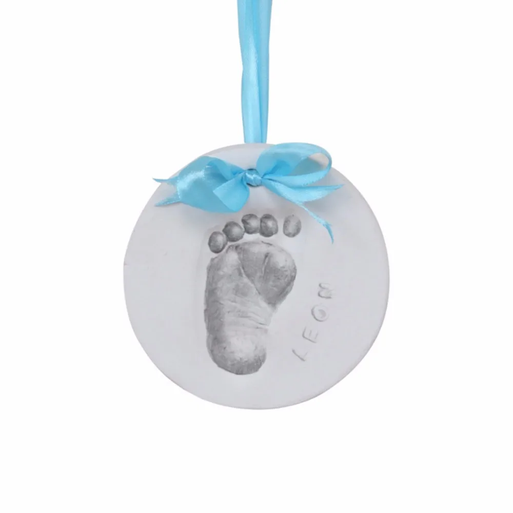 Baby Hand & Foot Print Mold For Baby Powder Plaster Casting Kit Handprint Footprint Keepsake Gift Baby Growth Memorial