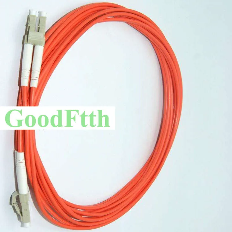 Волокна патч-корд соединительный кабель LC-LC многомодовый 50/125 OM2 дуплекс GoodFtth 1-15 м