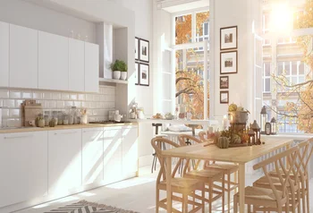 

Laeacco Interior Photography Backdrops Kiechen Dining Table Portrait Scene Photographic Backgrounds Photocall For Photo Studio