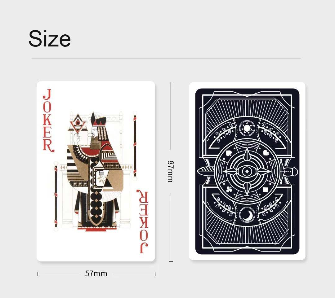 NEW Xiaomi Playing Cards Poker Board Game Werewolf Game Playing Cards Waterproof Cards 3-10 People Party Gathering Game Cards