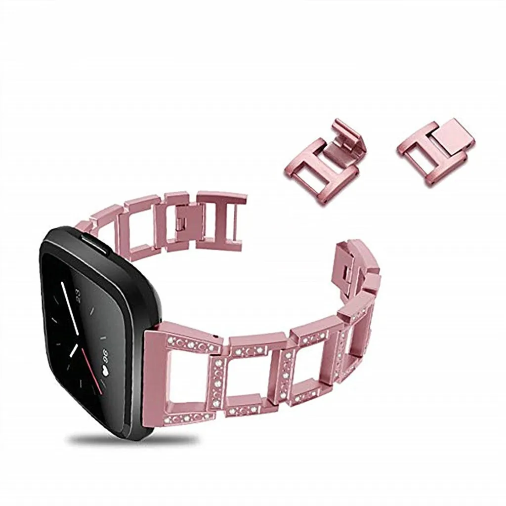 Роскошные тканевые Сменные аксессуары браслеты ремни для Fitbit Versa Lite
