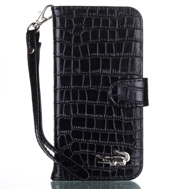 iphone 8 crocodile pattern flip case (1)