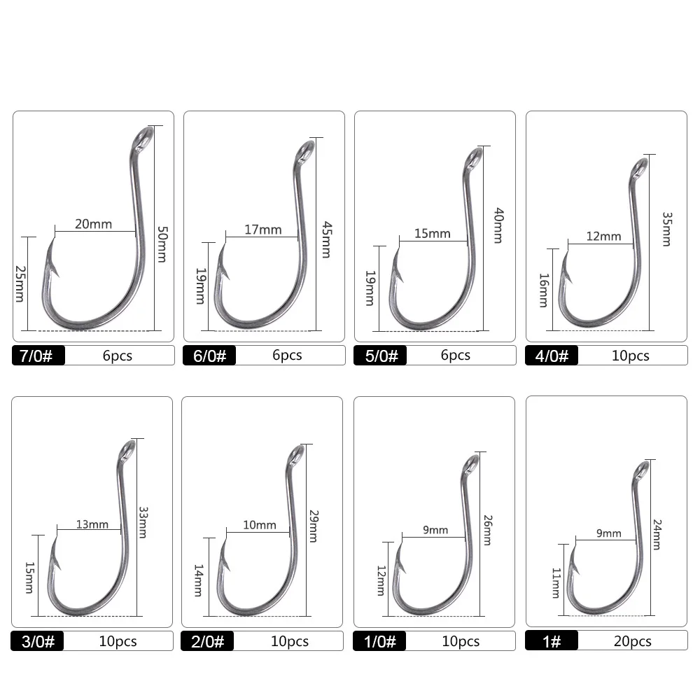 WORLD's FINEST Brand Fishing Hook 8299S Faultless Octopus Series Stainless Steel Fishhook Saltwater Bass 1#-7/0# Sea Hook WORLD's FINEST Brand Fishing Hook 8299S Faultless Octopus Series Stainless Steel Fishhook Saltwater Bass 1#-7/0# Sea Hook