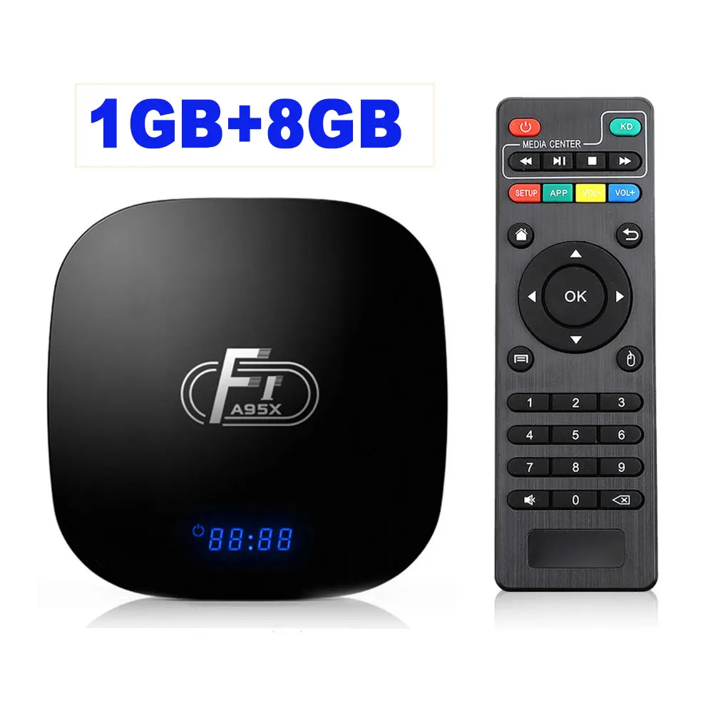 Приставка A95X F1 Smart tv box Android 8,1 Amlogic S905W 2 Гб ОЗУ 16 Гб ПЗУ 2,4 ГГц WiFi 4K медиаплеер PK X96mini ТВ приставка - Цвет: 1GB 8GB