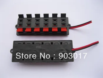 

12 pcs Speaker Terminal Board Connector Spring Loaded 12-Way With Soldered Wire