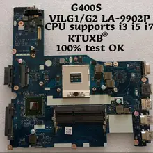 KTUXB VILG1/G2 LA-9902P материнская плата для lenovo G400S ноутбук материнская плата HM76 DDR3 Процессор поддерживает i3 i5 i7 DDR3 тесты работы