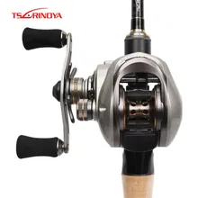 TSURINOYA baitcasing катушка 6,6: 1/9+ 1BB Магнитный и центробежный двойной тормоз Рыболовные катушки мулинет Peche руль фидер