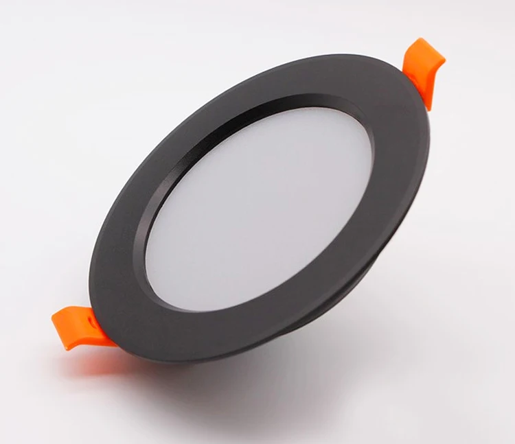 LED Downlight led downlight lamp 7W 9w 12w 230V 220V ceiling recessed downlights smd2835 Round Spot Lamp black Home Indoor Lighting
