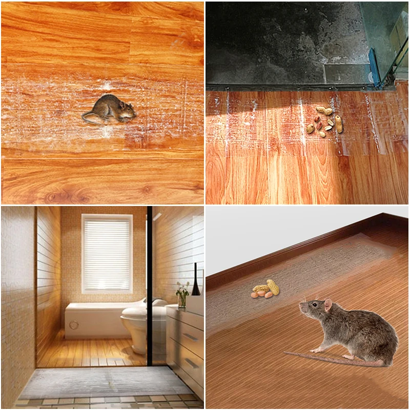 

1.2M Super strong sticky mouse board home mouse artifact magic carpet sticky mouse glue clip rat trap