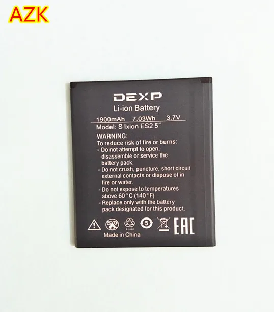 

AZK 1900mAh DEXP S Ixion ES2 5" Battery For DEXP Ixion ES 2 5'' Battery High Quality