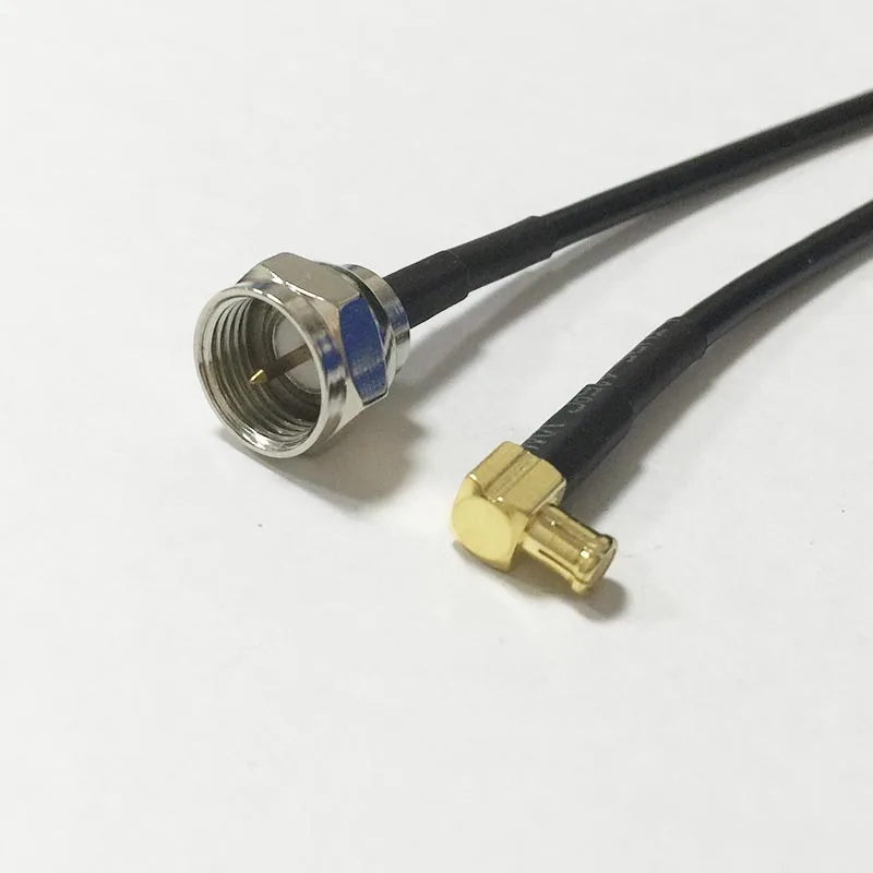 Новый F штекер к MCX Mlale разъем с прямым углом RG174 кабель Pigtail 20 см 8 &quotадаптер|plug