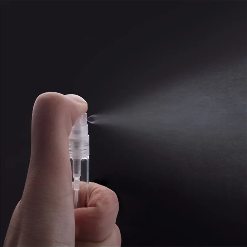 

5ml 10ml Portable Perfume Atomizer Bottle Travel Refillable Scent Pump Case Mini clear Empty glass bottle sample bottles