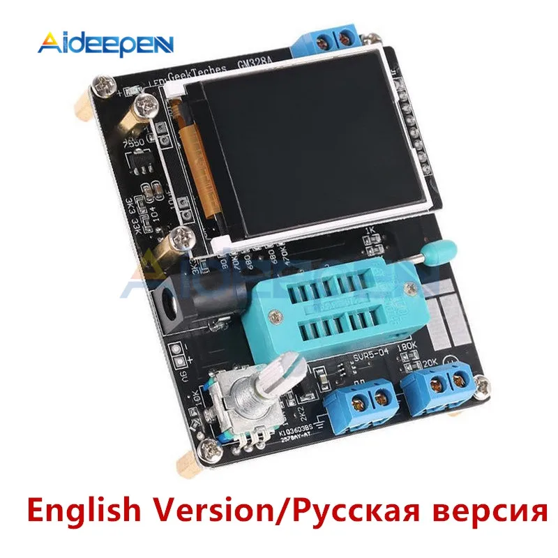 Тестер транзисторов GM328A с ЖК дисплеем на английском/русском языках емкость диода