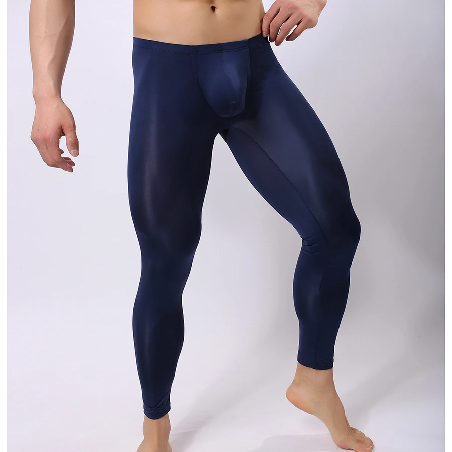 Мужское нижнее белье/Мужские сексуальные шелковые прозрачные пижамные штаны/сексуальные сетчатые прозрачные штаны для отдыха/одежда для сна