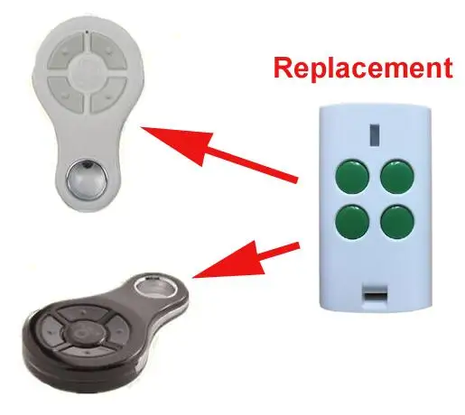 

KEY SUB-44R TXB 44R compatible garage gate remote control free shipping