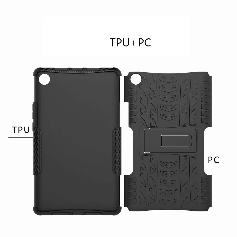 Чехол-подставка для huawei Mediapad M5 8,4 дюймов SHT-W09 SHT-AL09 планшетный чехол термополиуретан + сверхмощный Броня гибридная прочная Резина