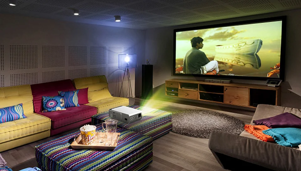 Cinema em Casa Projetor Lumens Portátil Hdmi Usb Suporte 4k 1080p Proyector Beamer t6 Led hd 3500 15 Sistema de conferência