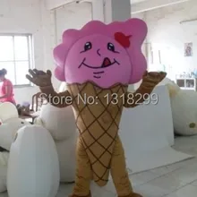 Талисман Icecream сладкое десертное маскарадный костюм для карнавала костюм