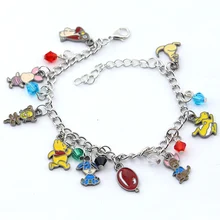 Small Animal Charm Metal Tigger Maintenance Wallet Label Zipper Zipper Bracelet