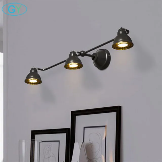 new art decoration gu10 led bulb wall lights black metal up down