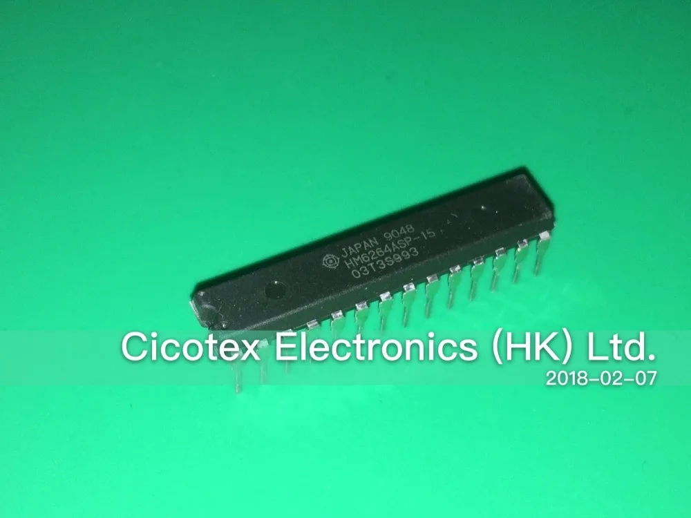 

5pcs/lot HM6264ASP-15 DIP28 8192-WORD X 8-BIT HIGH SPEED CMOS STATIC RAM