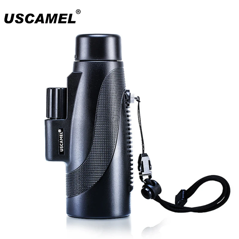 

USCAMEL Compact Hunting Monocular Clear Vision for Bird Watching BAK4 Optics Waterproof Telescope HD Zoom Spotting Scope