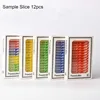 Portaobjetos de microscopio 12 niños estándar de microscopio de Plástico Especial bio-rebanada espécimen Animal insecto flor muestra rebanada ► Foto 1/6