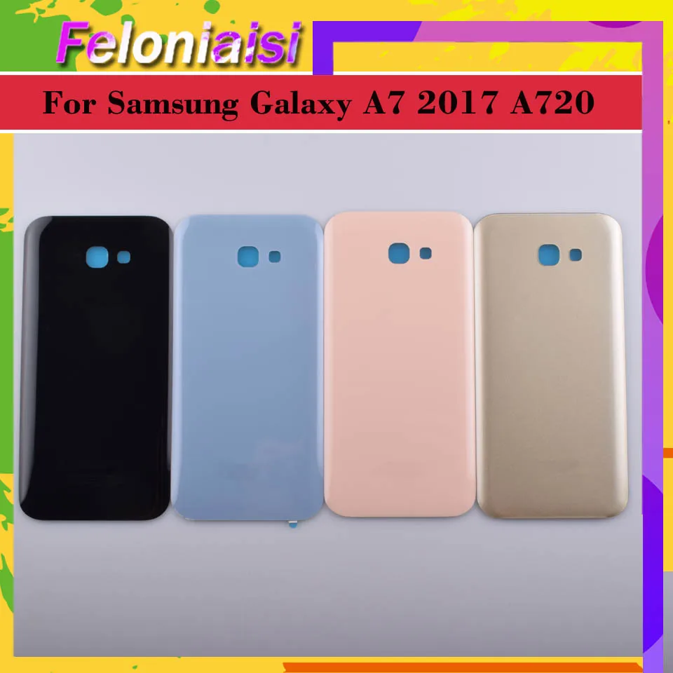 Задняя крышка батарейного отсека для Samsung Galaxy A7 2017 A720 A720F|Корпусы и рамки
